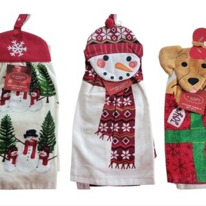 Christmas Kitchen Towels Bundle Of 3